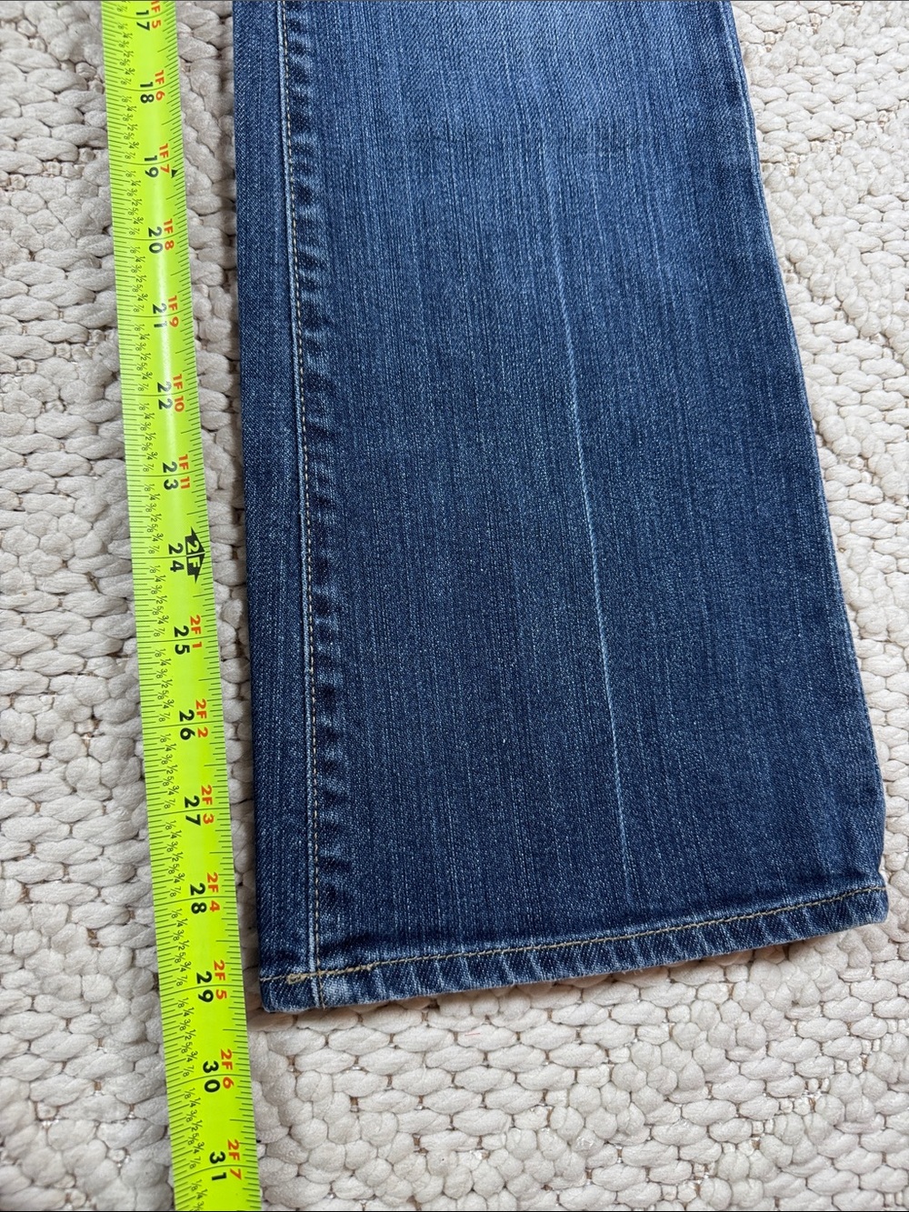7 For All Mankind Bootcut Jeans 28x29 - Picture 7 of 8